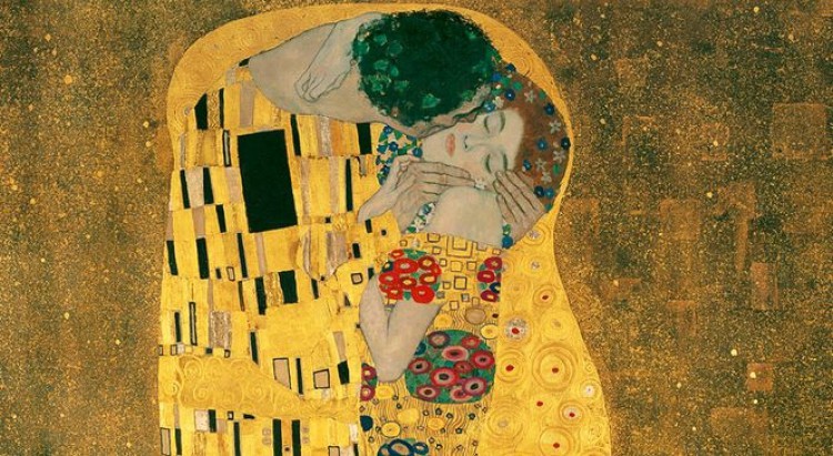 Obraz "Pocałunek" Gustava Klimta to jedna z piękniejszych ilustracji pocałunku właśnie
