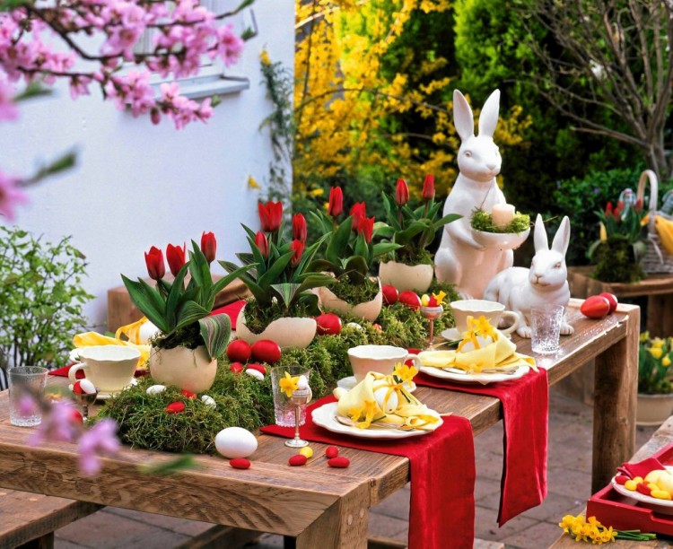 Wielkanocny stół to stół ubrany w... wiosnę, oczywiście!